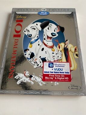 101 Dalmatians Diamond Edition Blu-ray/DVD Disney Animated Film